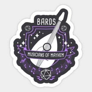 RPG Class Bard Sticker